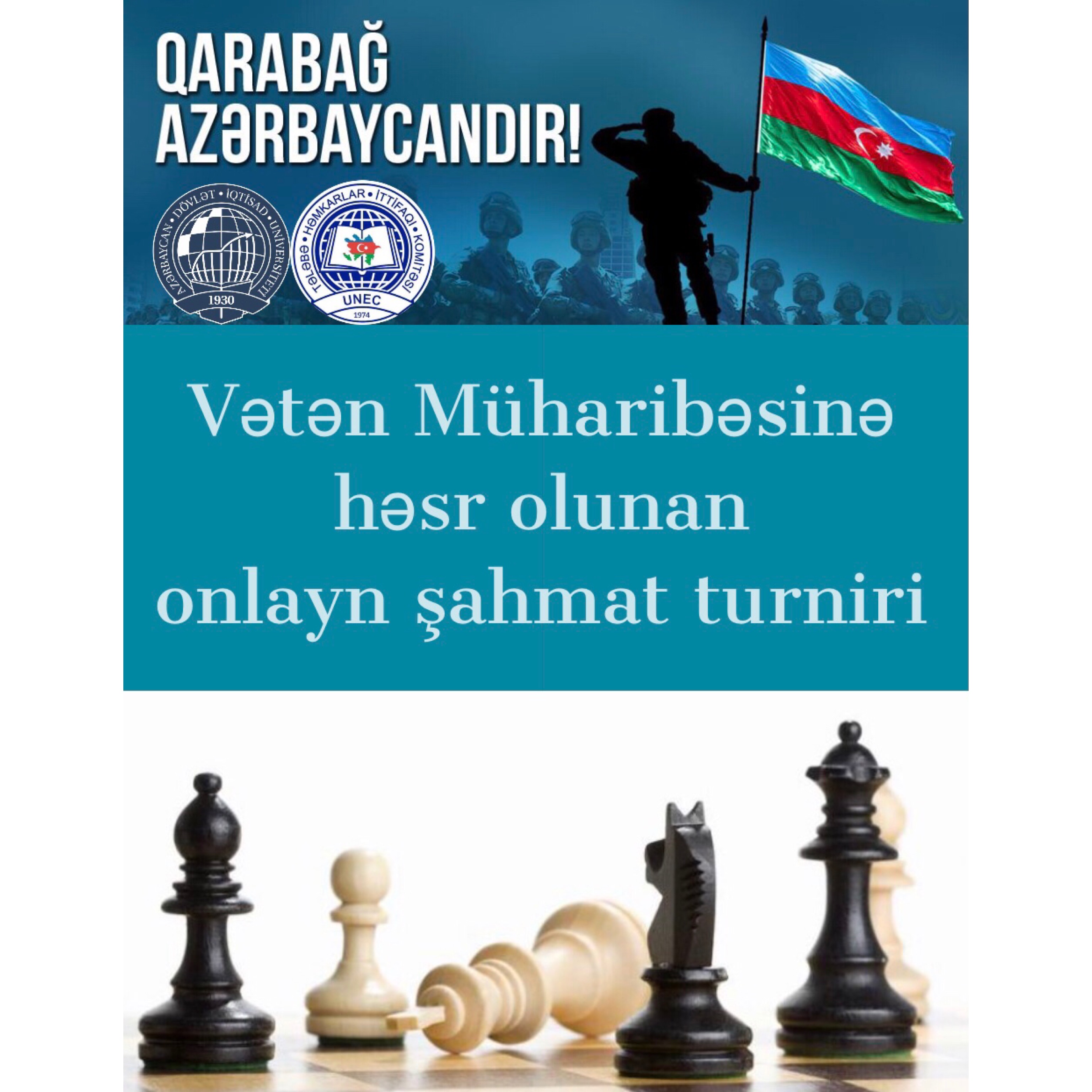 UNEC-də Vətən Müharibəsinə həsr olunan şahmat turniri keçirilib  