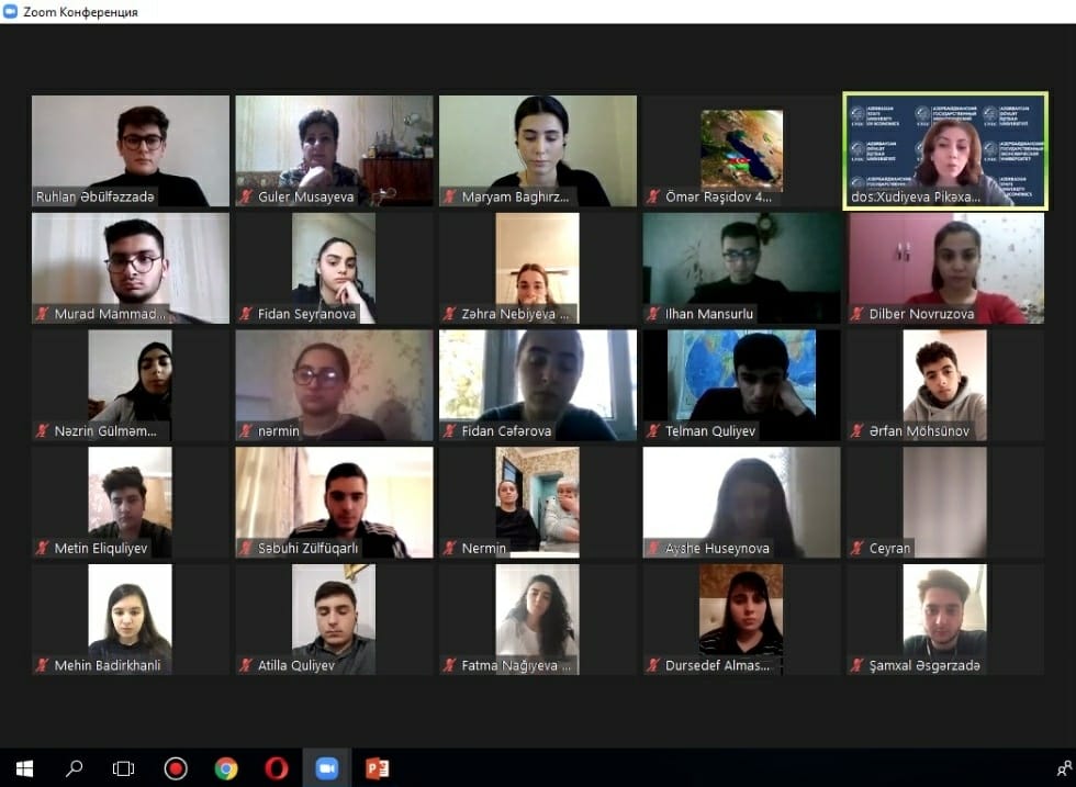 UNEC tələbələri şəhidlərimizin müqəddəs amalını şərəflə davam etdirəcəklər - FOTOLAR