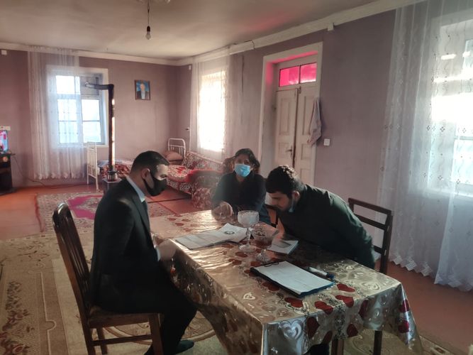 Goranboyda əsgər ailəsi üçün təsərrüfat yaradılır