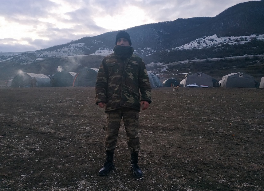 Müharibədən tərxis olunan jurnalistin ilk PAYLAŞIMI