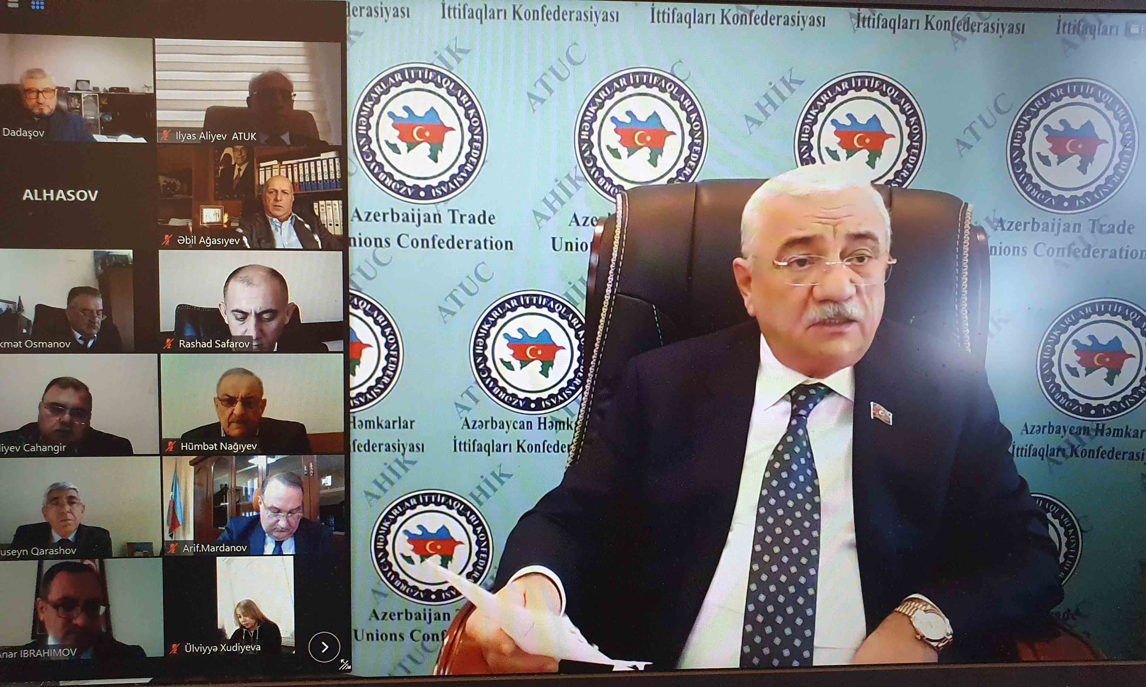 Azərbaycan Həmkarlar İttifaqları Konfederasiyasının III Məclisi keçirilib