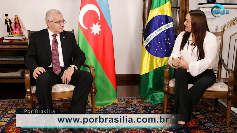 Səfir Braziliya telekanalına 44 günlük müharibədən danışdı