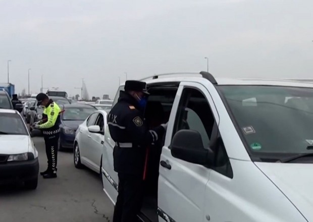 Bakıya qanunsuz sərnişin daşıyanlar saxlanıldı - VİDEO