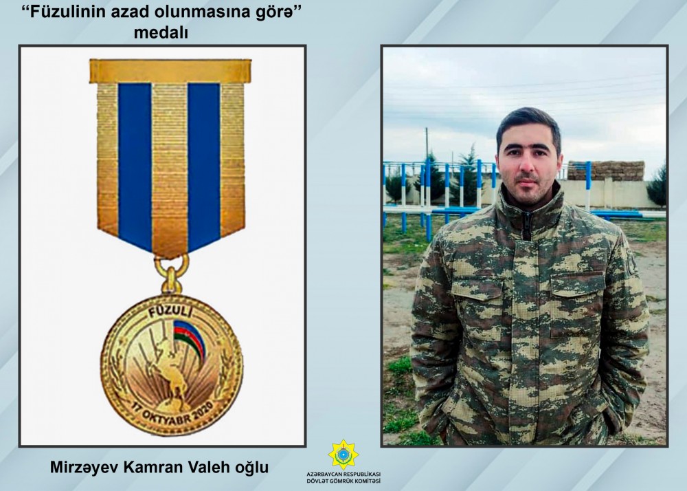 Vətən müharibəsində Gömrük Komitəsinin 60 əməkdaşı iştirak edib - FOTOLAR