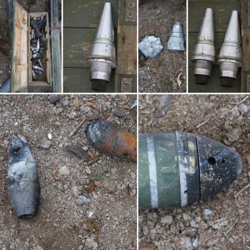 Ağdamda 27 ədəd ağ fosfor tərkibli tüstülü minaatan mərmisi tapıldı