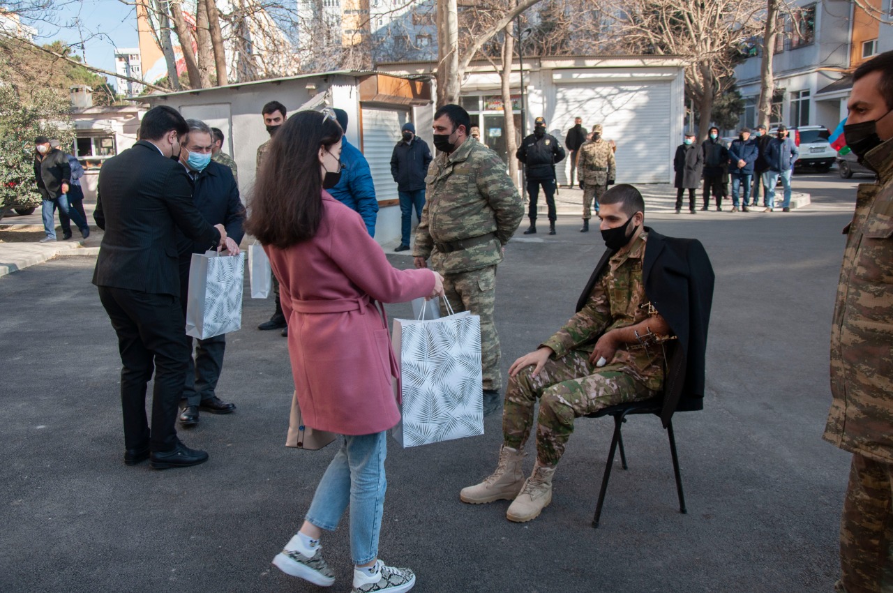 Nərimanovda Vətən Müharibəsinin iştirakçıları və qazilərlə görüş keçirilib