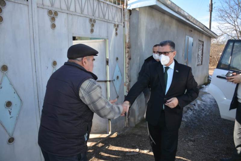 Deputatın şəhid ailələri ilə növbəti görüşü
