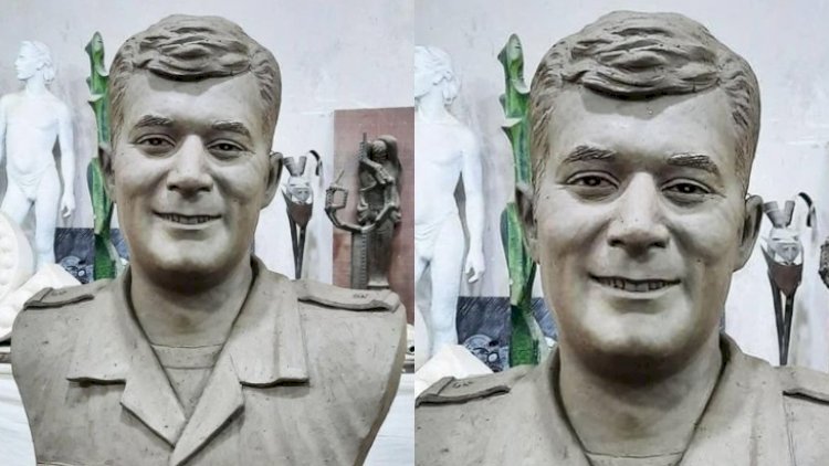 Şəhid Xudayar Yusifzadənin büstü hazırlanıb