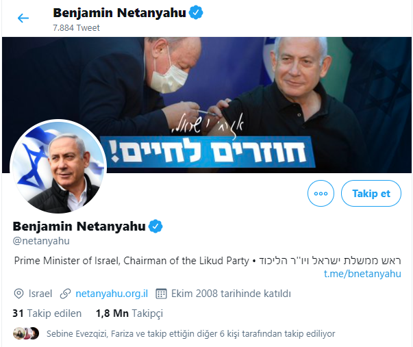 Netanyahu Trampla fotosunu sildi