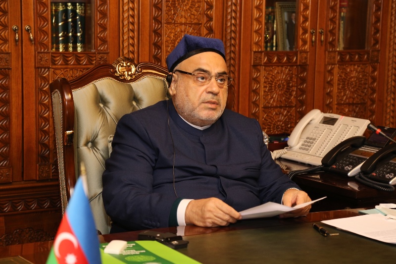 Allahşükür Paşazadə beynəlxalq təşkilatda yeganə müsəlman din xadimi kimi çıxış etdi 