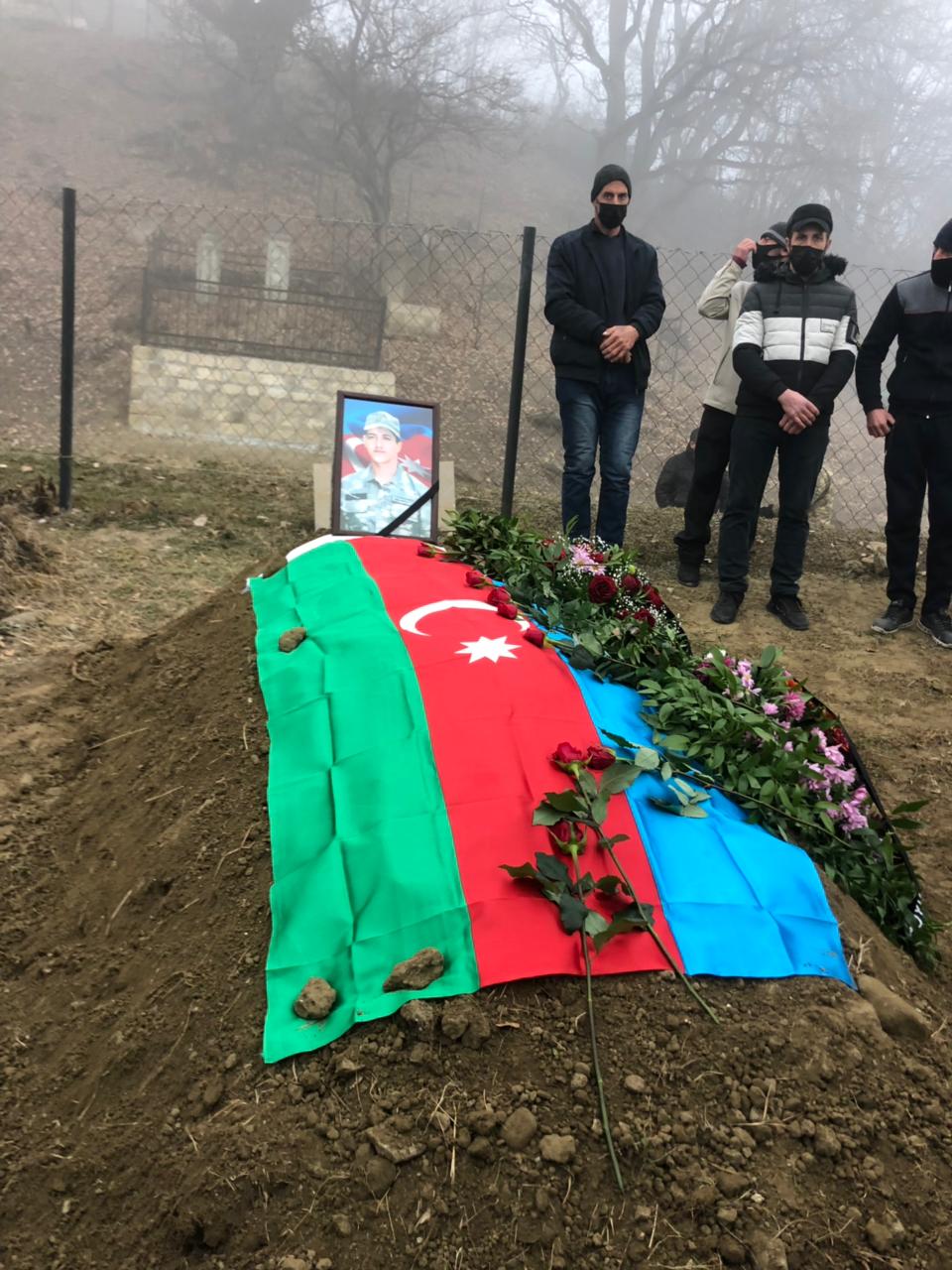 Qusarın igid Afiqi doğma kəndinə şəhid kimi qayıtdı - FOTOLAR