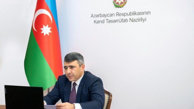 Nazir onlayn müşavirədə iştirak etdi - FOTO
