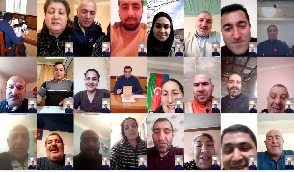 Mahir Abbaszadə seçicilərlə növbəti videoqəbul keçirib