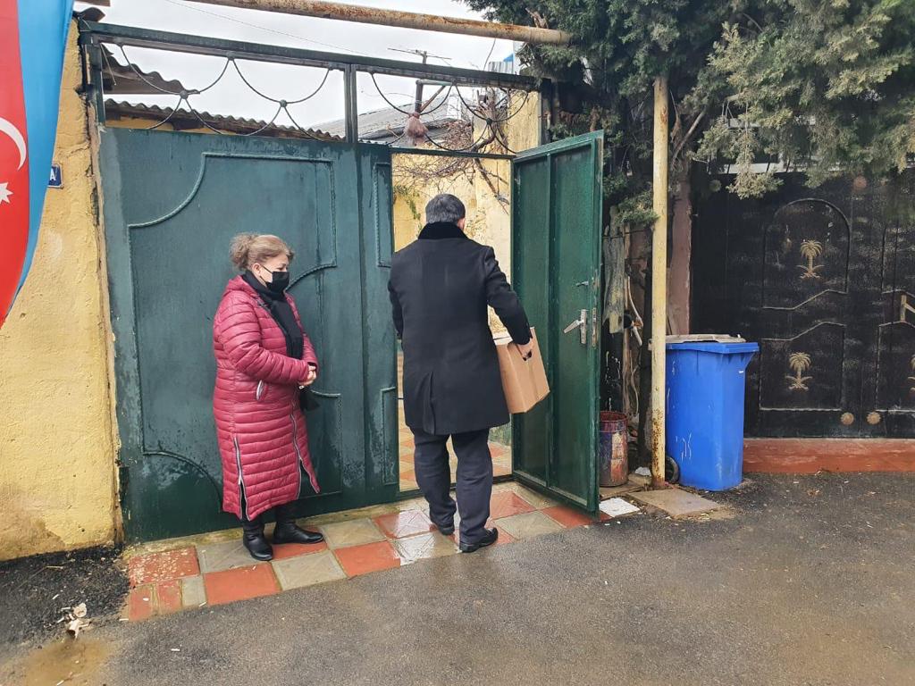 İcra başçısı şəhid ailələrini ziyarət etdi - FOTOLAR