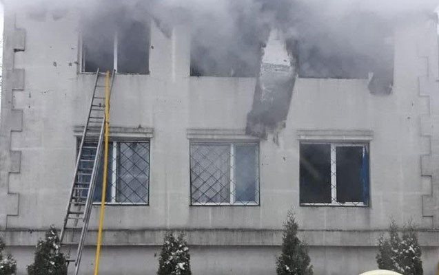 Xarkovda qocalar evi yandı - 15 nəfər öldü
