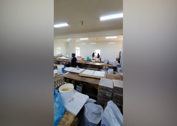Bakıda qanunsuz işləyən şirniyyat sexi aşkarlandı - FOTO