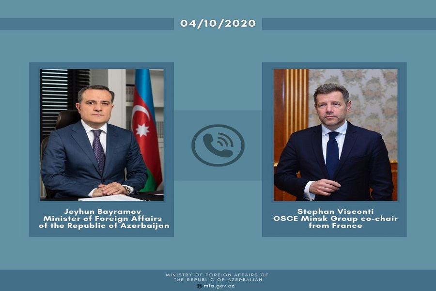 Ceyhun Bayramov fransalı həmsədrlə DANIŞDI