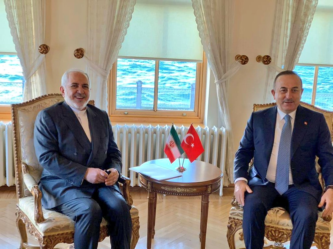 Çavuşoğlu və Zərif  İstanbulda görüşdülər