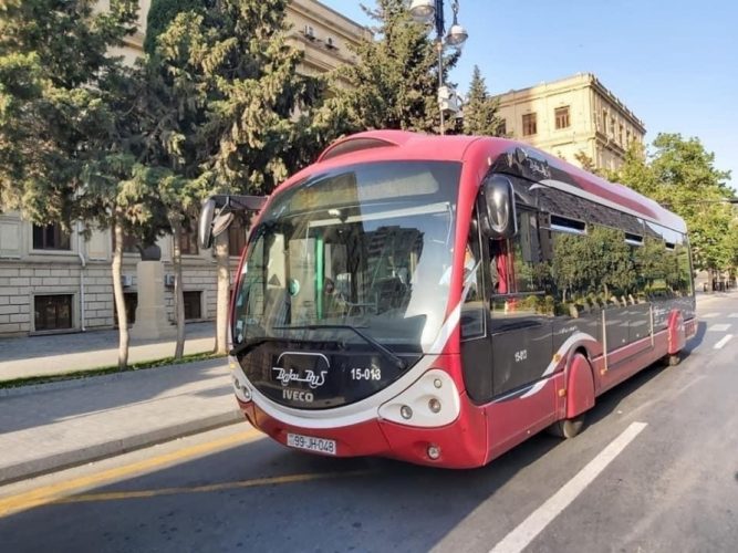 Həftəsonları ictimai nəqliyyat bu tarixə qədər İŞLƏMƏYƏCƏK