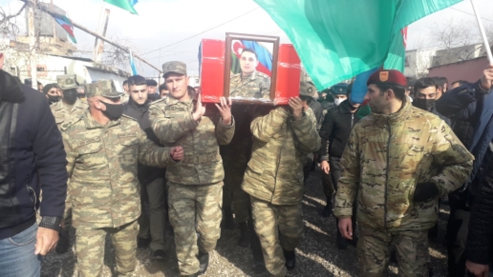 Daha bir şəhidimiz dəfn olundu - FOTO