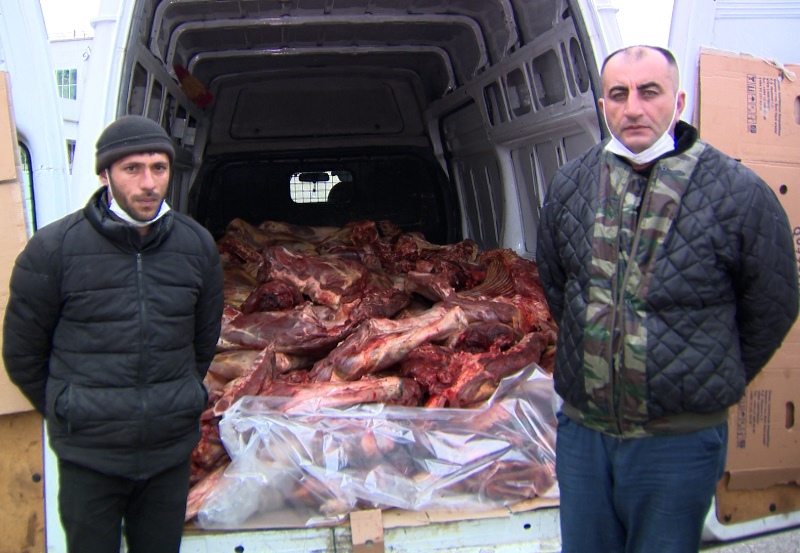 Əhaliyə at əti və ölmüş mal əti satanlar saxlanıldı - FOTOLAR