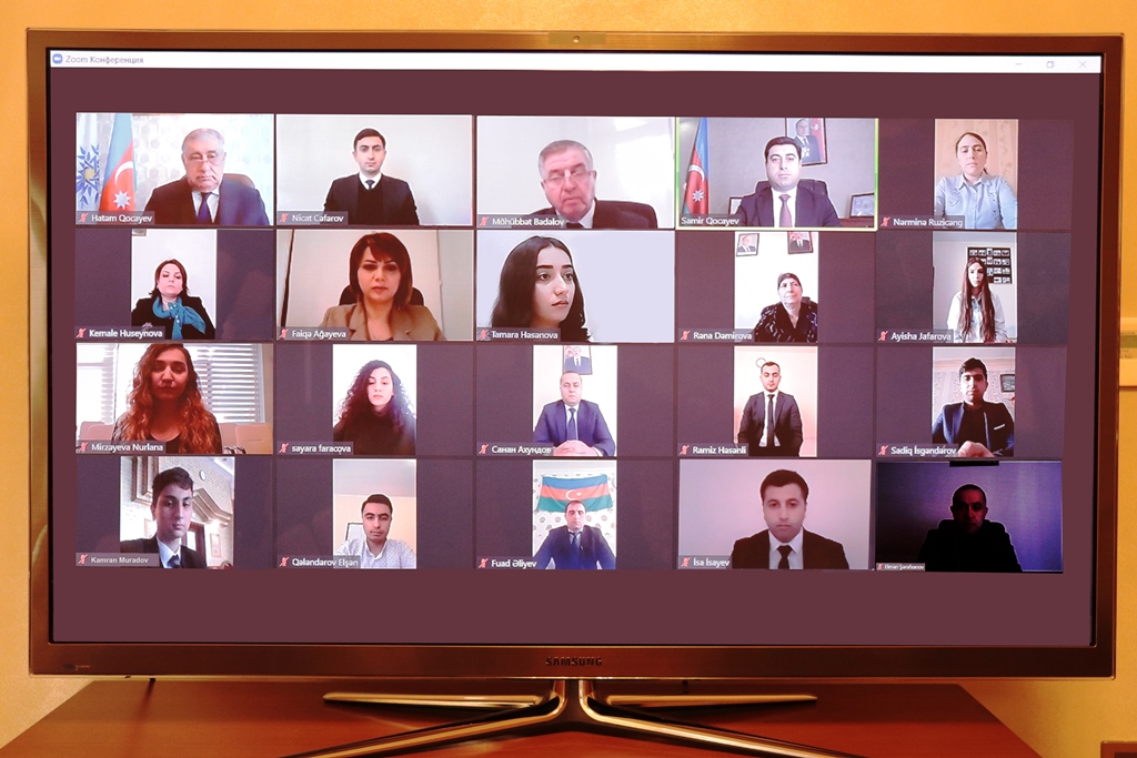 Naftalanda Gənclər Günü münasibəti ilə videokonfrans keçirilib