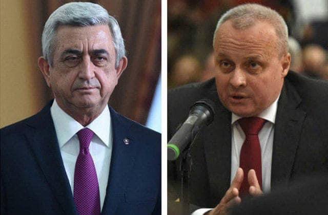 Sarkisyan Rusiya səfiri ilə görüşdü