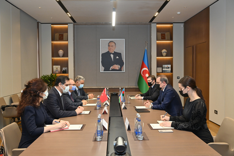Ceyhun Bayramov Türkiyə Maarif Fondunun sədri ilə görüşüb