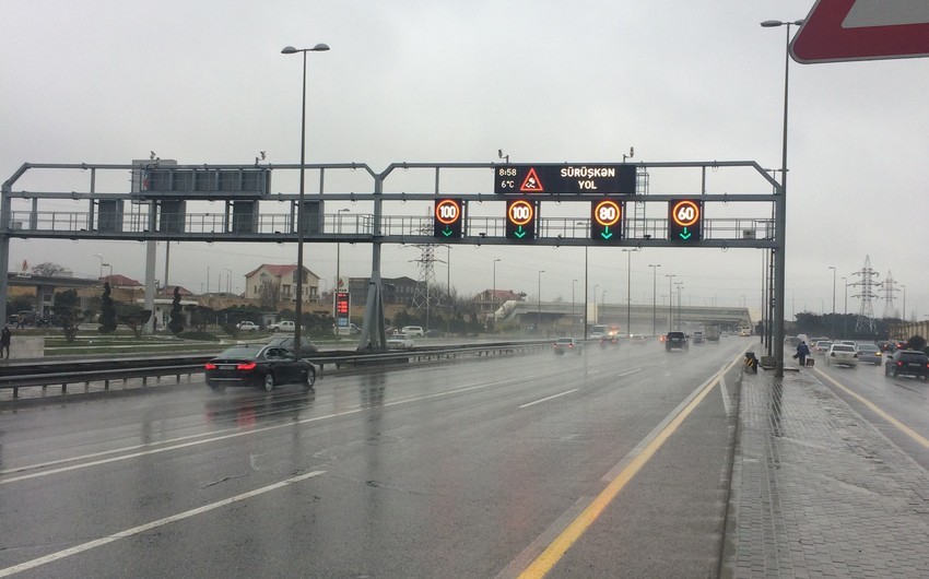 Paytaxt yollarında sürət həddi endirildi
