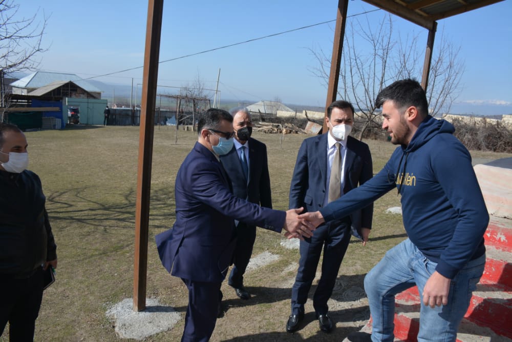 İsmayıllıda Vətən müharibəsi qəhrəmanları ilə görüş keçirilib - FOTO