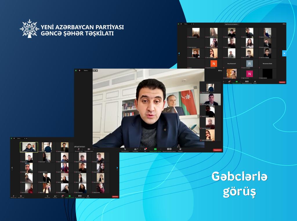 Naqif Həmzəyev gənclərlə görüşüb - FOTO 