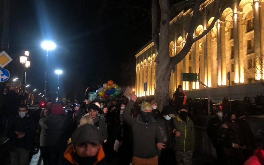 Gürcüstanda itaətsizlik yürüşü