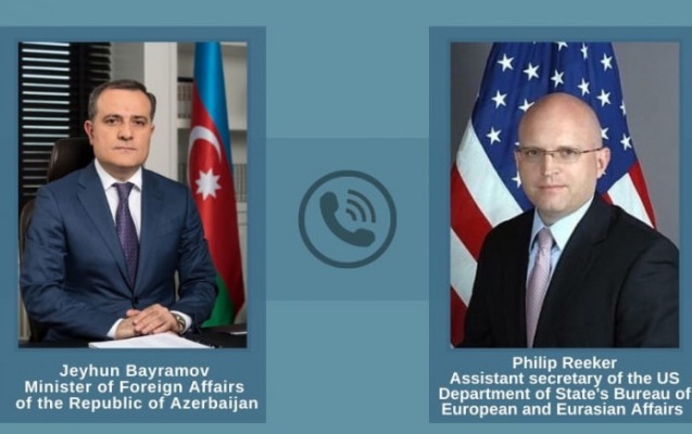 Ceyhun Bayramov ABŞ Dövlət Katibinin köməkçisi ilə telefonla danışdı