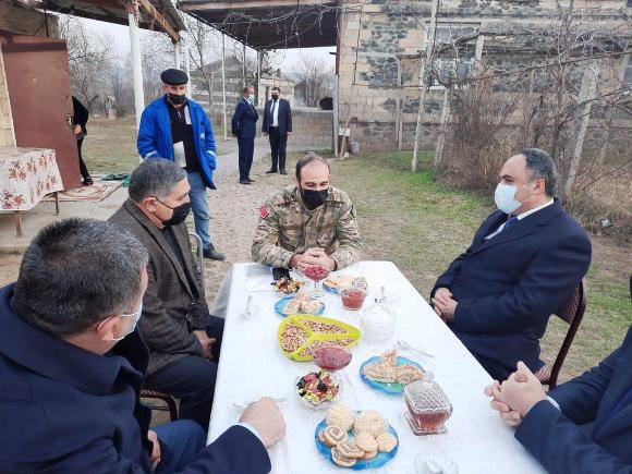 İcra başçısı qaziləri ziyarət edib - FOTOLAR