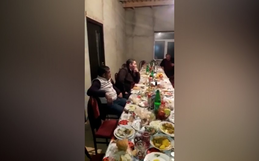 Salyanda nişan mərasimi keçirənlər cərimələndi - VİDEO