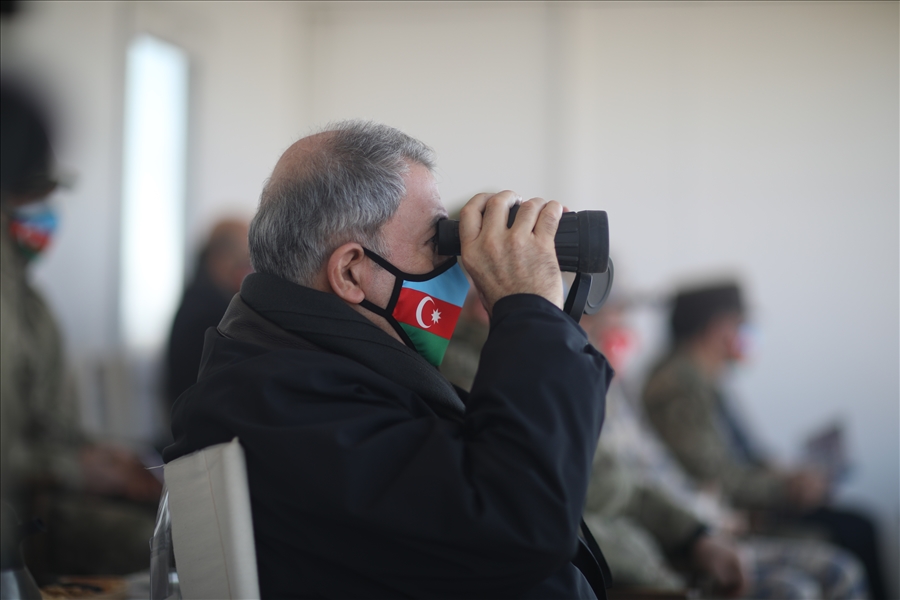 Hulusi Akar Zakir Həsənovla çörək kəsdi - FOTOLAR