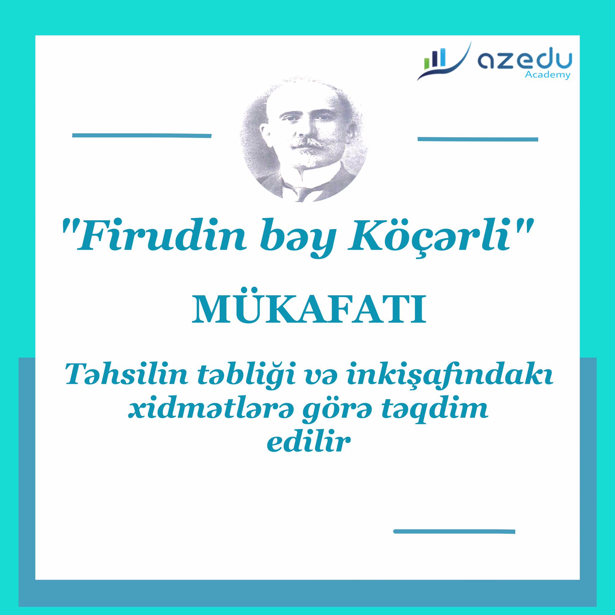 UNEC-in rektoruna “Firudin bəy Köçərli” mükafatı təqdim edildi - FOTOLAR