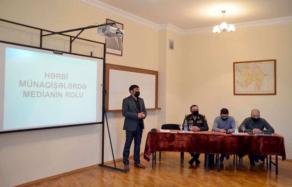 Ali Hərbi Məktəbin kursantları üçün seminar - FOTOLAR