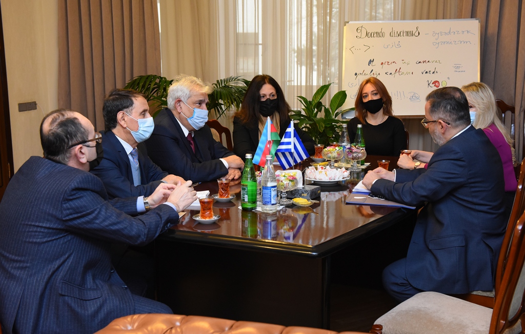 Yunanıstanın Azərbaycandakı səfiri ADU-da olub