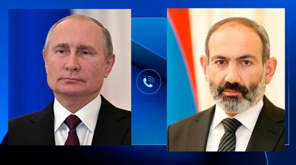 Putin Paşinyanla Qarabağdan DANIŞDI