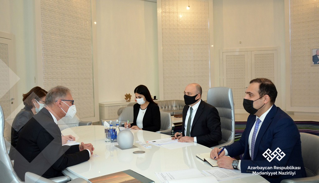 Anar Kərimov Almaniyanın ölkəmizdəki səfiri ilə görüşüb
