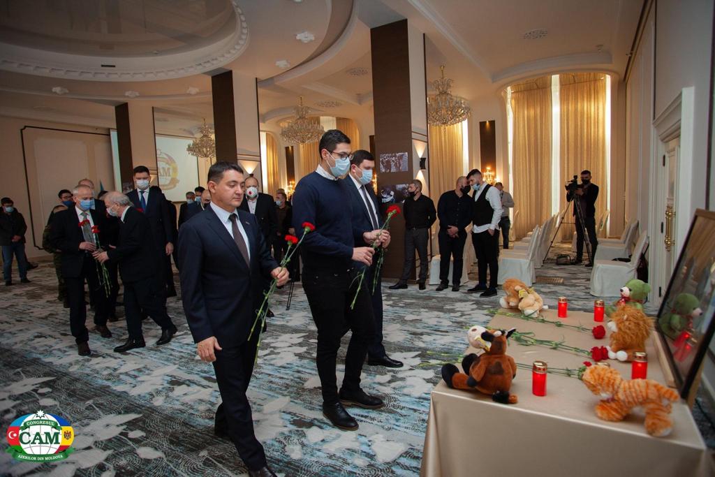 Kişinyov şəhərində Xocalı soyqırımının qurbanları yad edilib