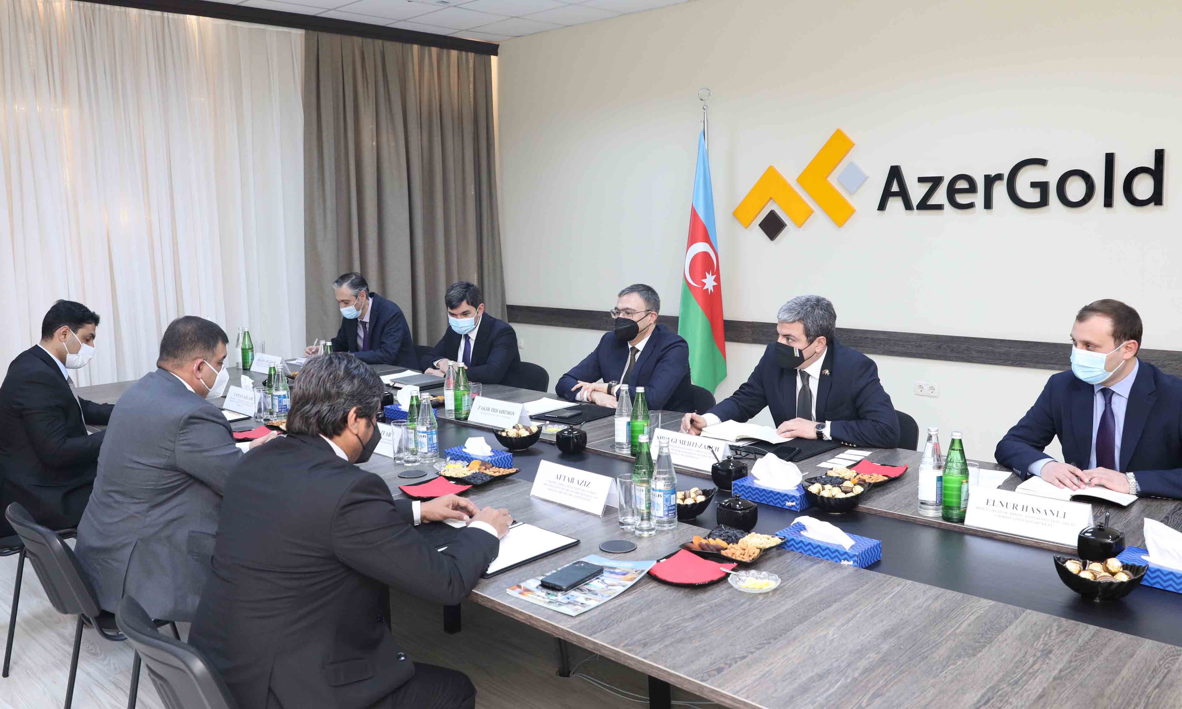 “AzerGold”un sədri Pakistanın Sərhəd İşləri Təşkilatının baş direktoru ilə görüşüb
