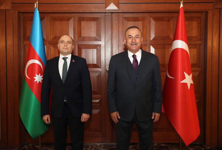 Mədəniyyət naziri Mövlud Çavuşoğlu ilə görüşdü