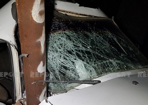 Göyçayda ata və oğul yol qəzasında xəsarət aldı - FOTO