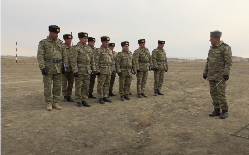 Naxçıvan Qarnizonu komandir hazırlığı məşğələləri keçirib