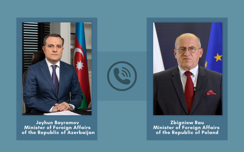 Azərbaycan və polşa XİN başçıları telefonla danışdı