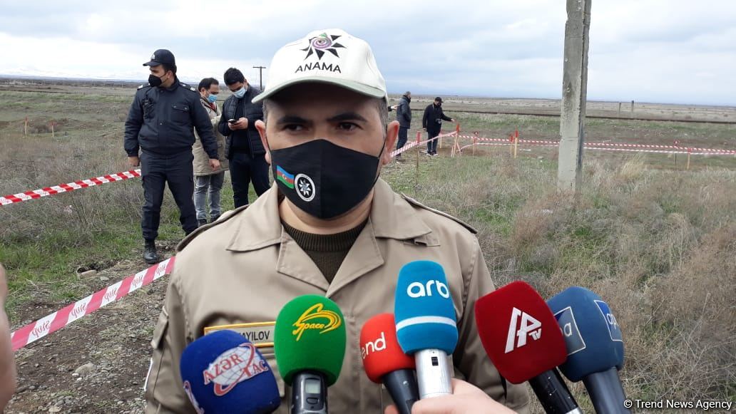 Ağdamın Baş Qərvənd kəndi minalardan təmizlənir