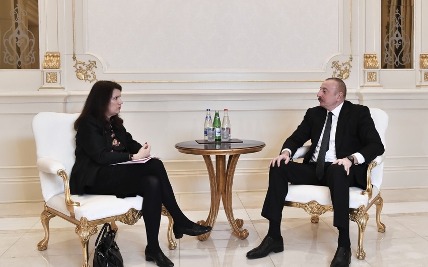 İlham Əliyev ATƏT sədrini qəbul etdi