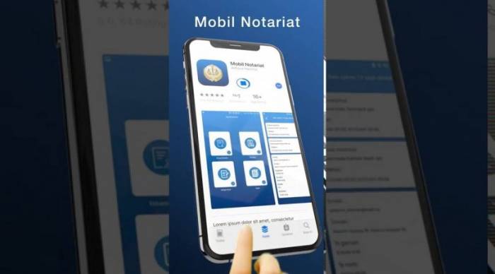 Mobil notariat tətbiqi istifadəçilərinin sayı 100 mini ötdü